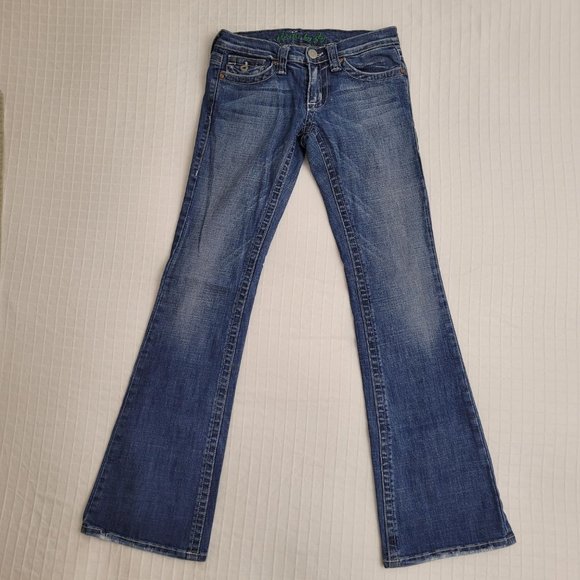 Plastic by Gly low waist jeans. Size 5 - Picture 1 of 11